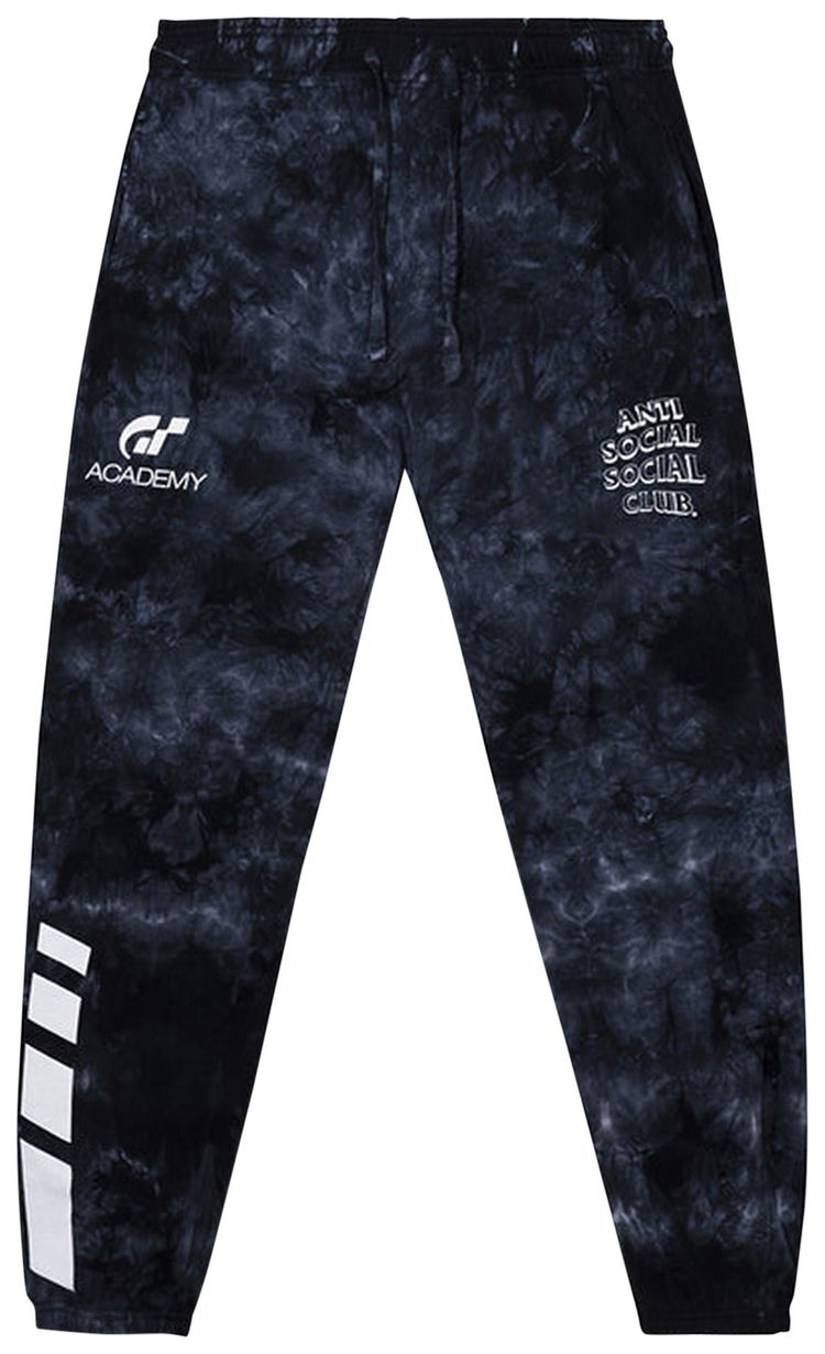 Anti Social Social Club x Gran Turismo Dye Sweatpant 'Black'