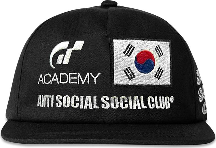 Anti Social Social Club x Gran Turismo Flag Cap 'Black'