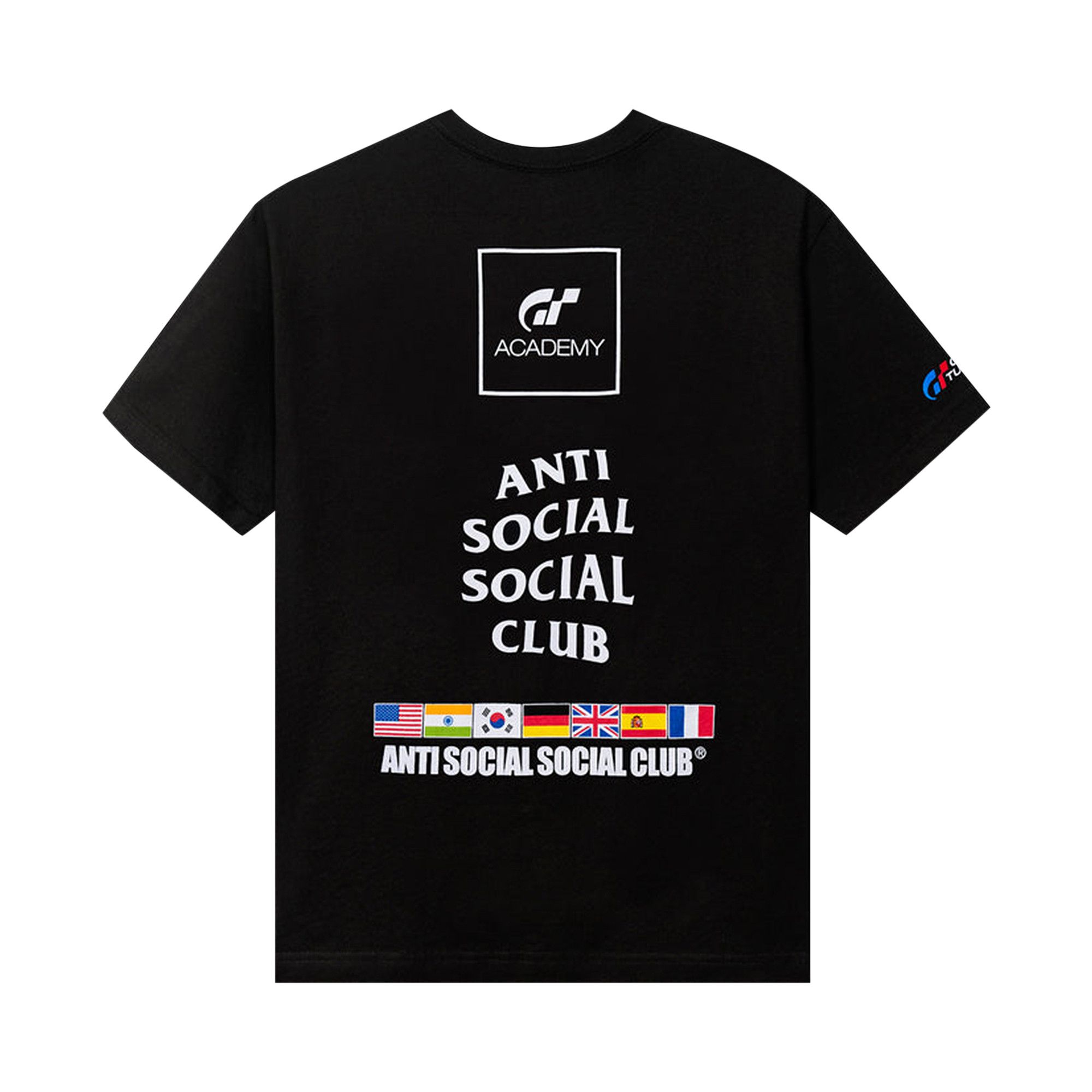 Buy Anti Social Social Club x Gran Turismo Flag Tee 'Black' - 0657