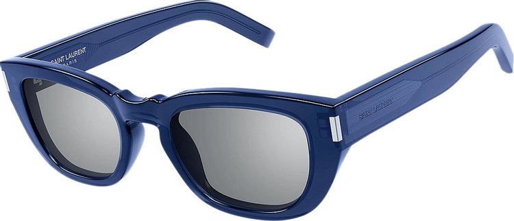 Saint Laurent Cat Eye Frame Sunglasses Blue