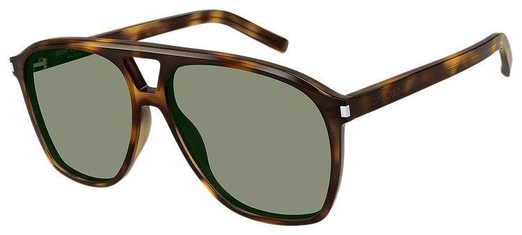 Saint Laurent Aviator Sunglasses Havana