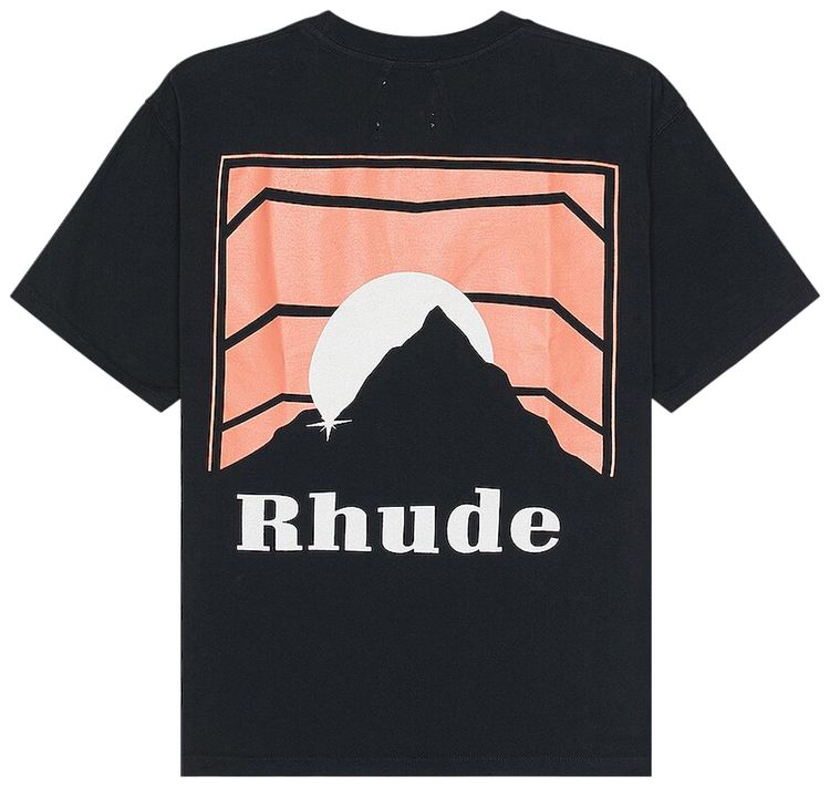 Rhude Lamborghini Moonlight Tee Vintage Black