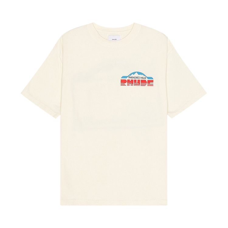 Rhude Paradiso Rally Tee Vintage White
