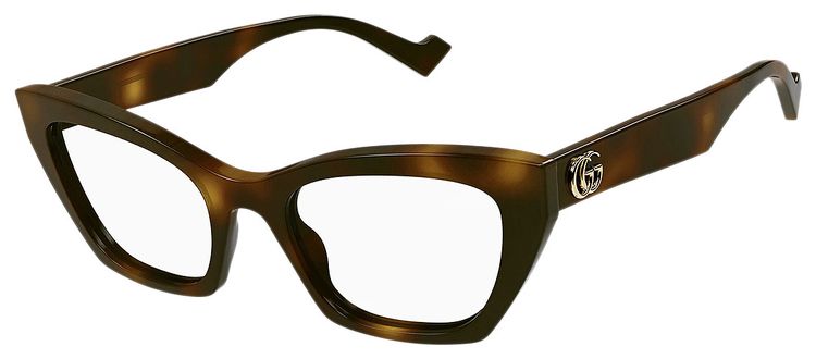 Gucci Cat Eye Frame Sunglasses Shiny Tortoise