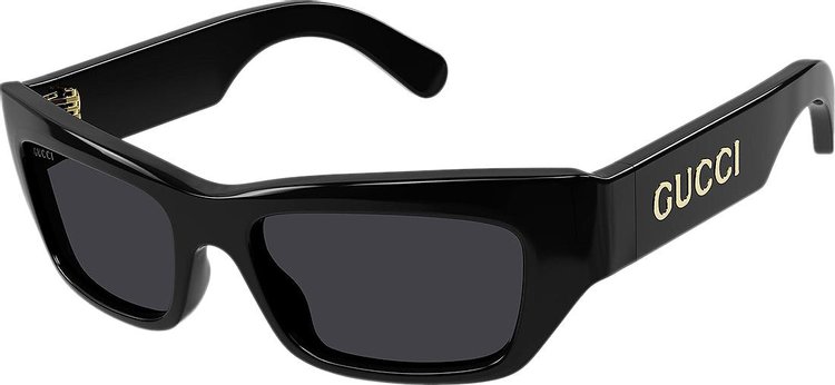 Gucci Rectangular Frame Sunglasses Black