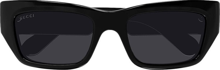 Gucci Rectangular Frame Sunglasses 'Black'