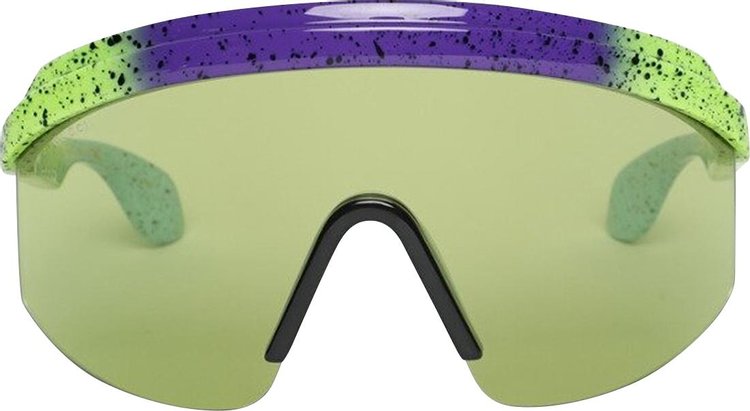 Gucci Shield Sunglasses 'Green'