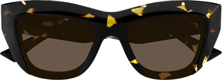 Bottega Veneta Cat Eye Frame Sunglasses 'Havana'