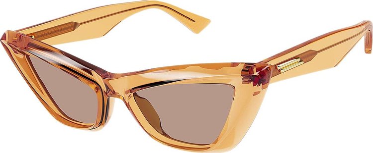 Bottega Veneta Cat Eye Frame Sunglasses Orange