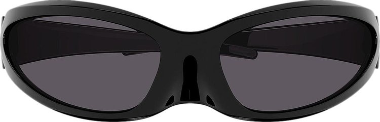Balenciaga Cat Oval Frame Sunglasses 'Black'