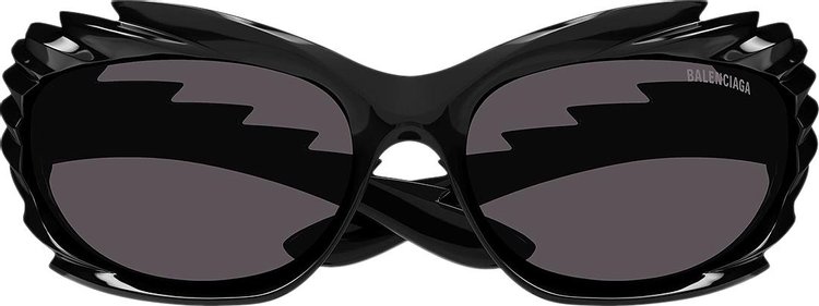 Balenciaga Spike Rectangle Sunglasses 'Black'