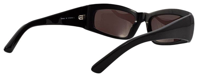 Buy Balenciaga Rectangular Frame Sunglasses 'Black' - BB0266S 001 | GOAT