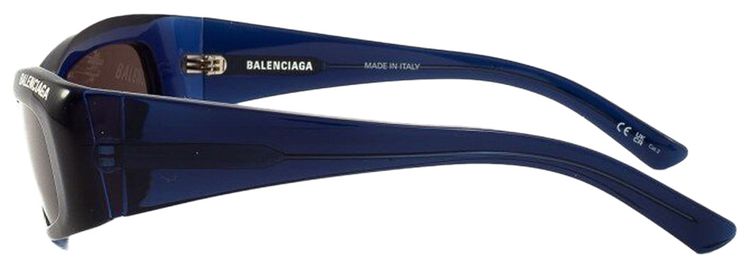 Balenciaga Rectangular Frame Sunglasses Blue