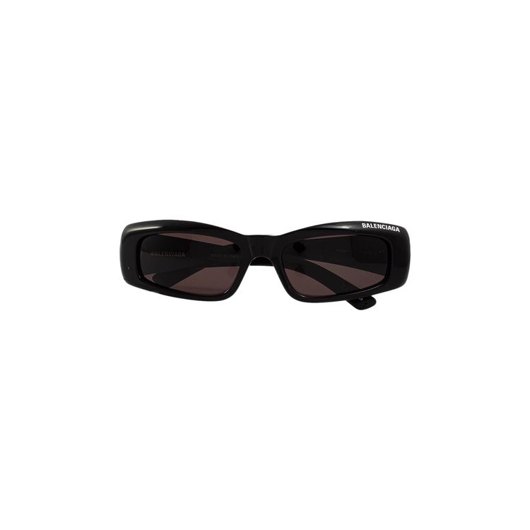 Buy Balenciaga Rectangular Frame Sunglasses 'Black' - BB0266S 001 | GOAT