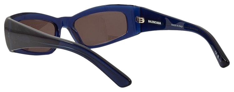 Balenciaga Rectangular Frame Sunglasses Blue