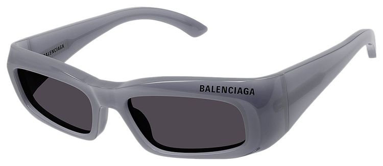 Balenciaga Rectangular Frame Sunglasses Grey