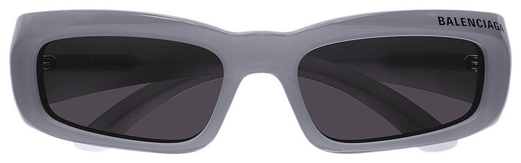 Balenciaga Rectangular Frame Sunglasses Grey