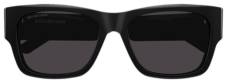 Buy Balenciaga Rectangular Frame Sunglasses 'Black' - BB0262SA 001 | GOAT