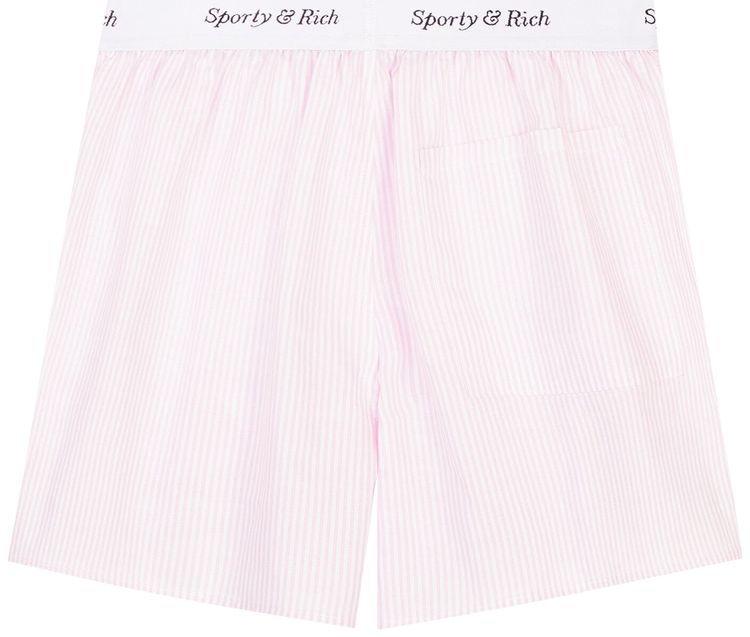 Sporty  Rich Boxer Short RoseWhite