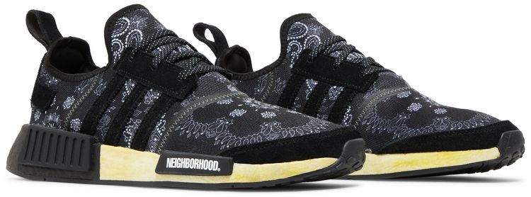 Neighborhood x adidas NMD R1 Black Paisley Bandana
