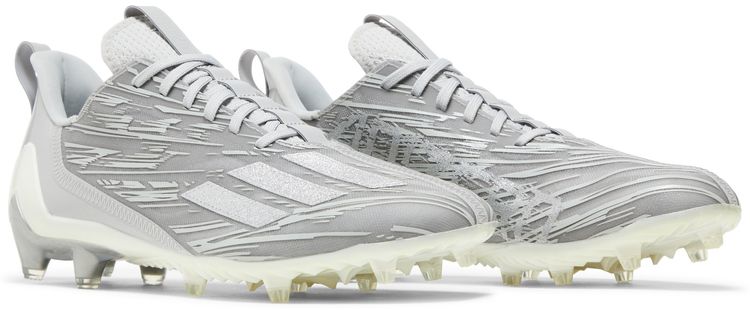 Adidas Adizero Cleats Grey Silver Metallic