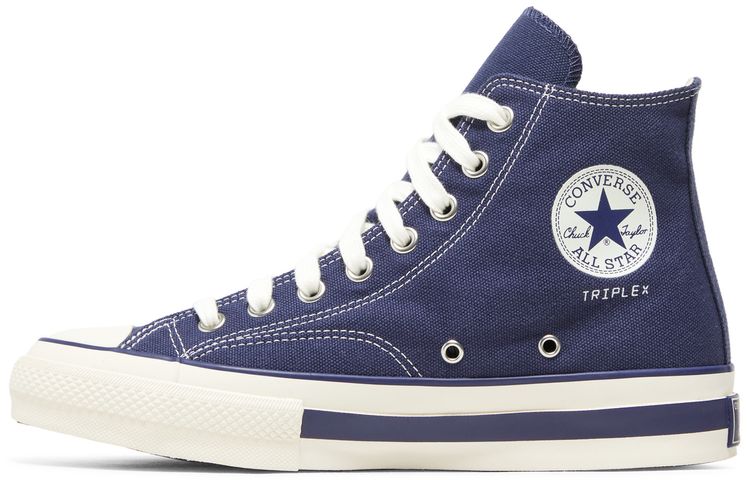 God Selection XXX x Addict x Converse Chuck Taylor Canvas TX High Navy