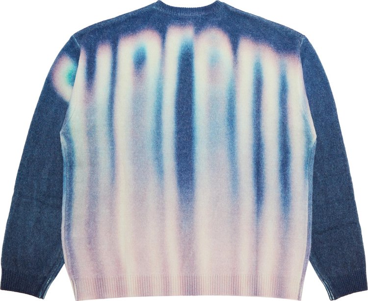 Supreme Blurred Logo Sweater Blue