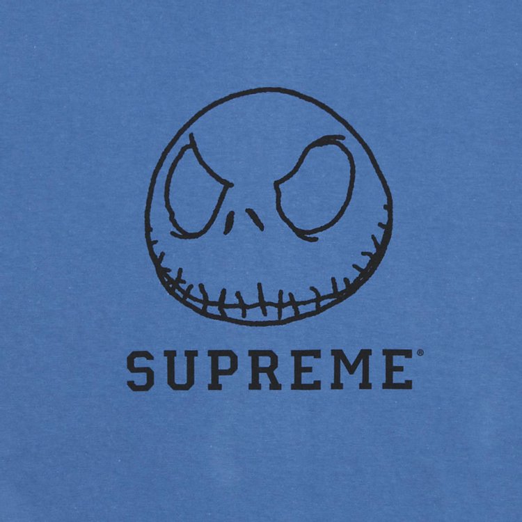 Supreme Skeleton Tee Faded Blue