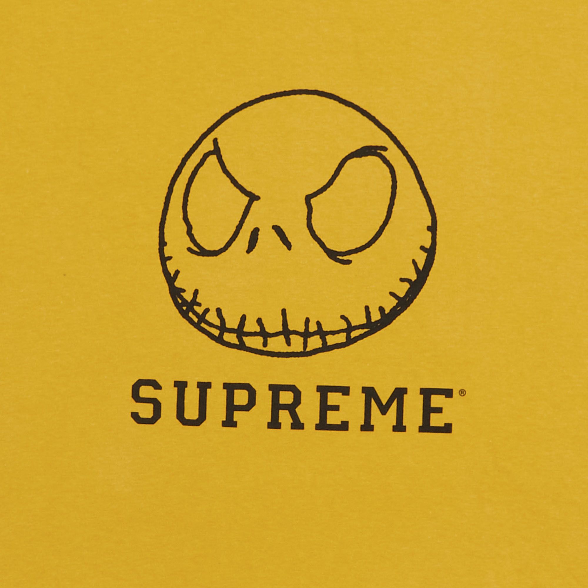 Supreme smile tee yellow on sale