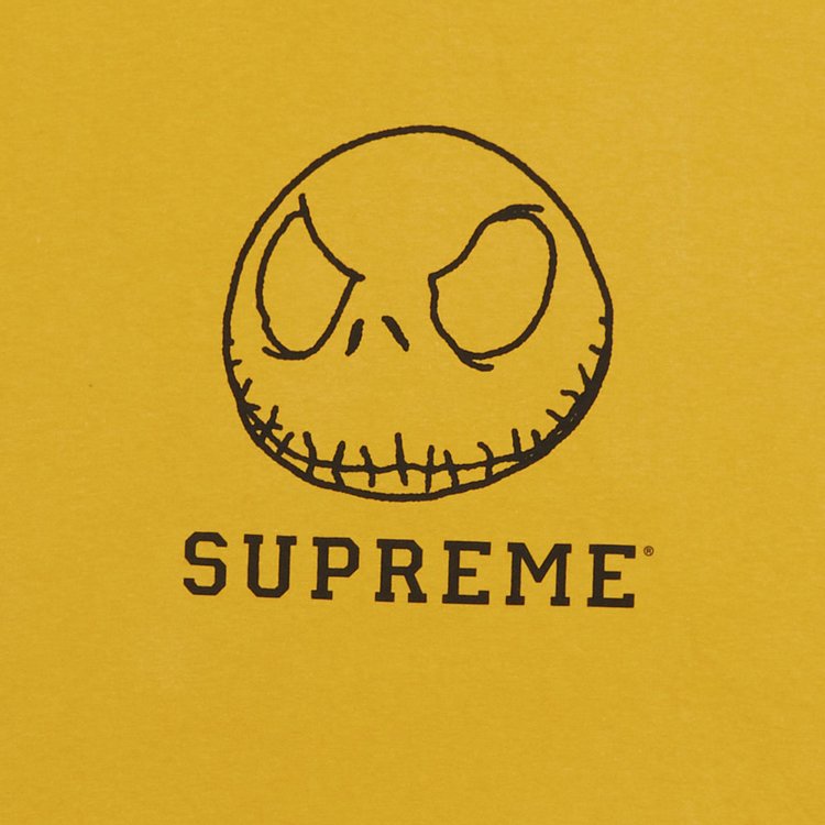 Supreme Skeleton Tee Mustard