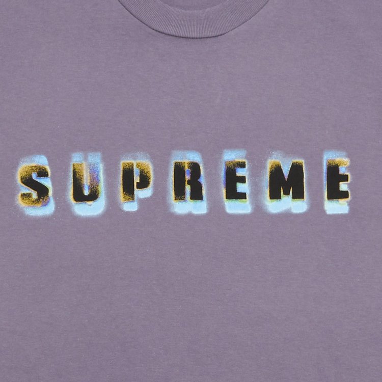 Supreme Stencil Tee Dusty Purple