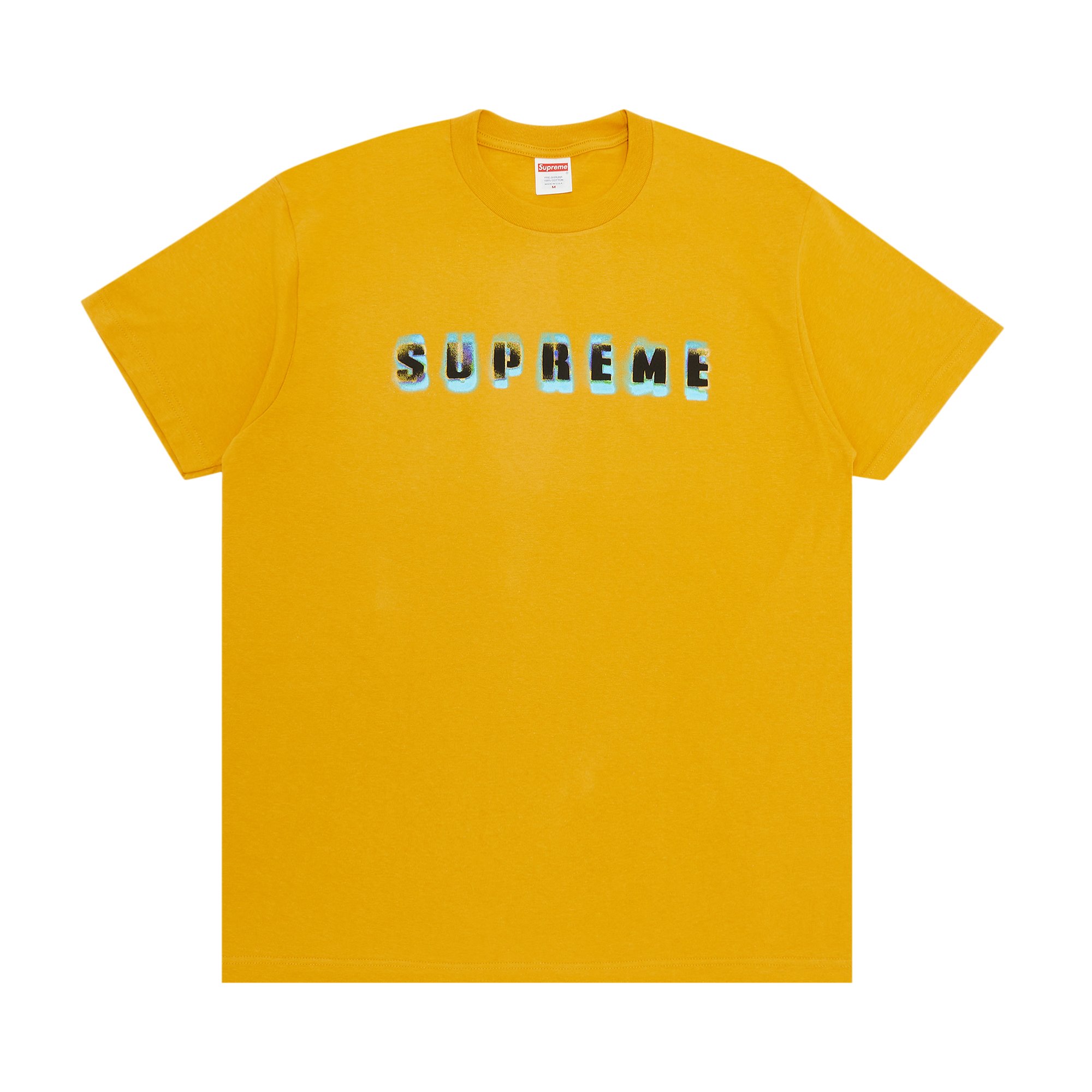 Buy Supreme Stencil Tee 'Mustard' - FW23T32 MUSTARD | GOAT