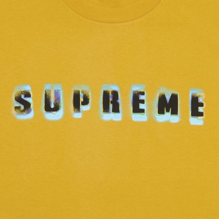 Supreme Stencil Tee Mustard