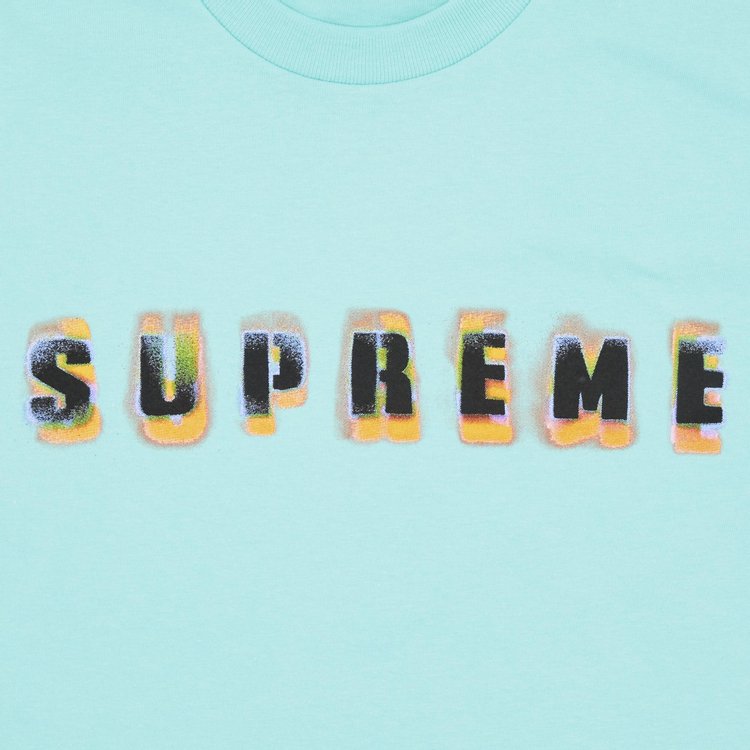 Supreme Stencil Tee Teal