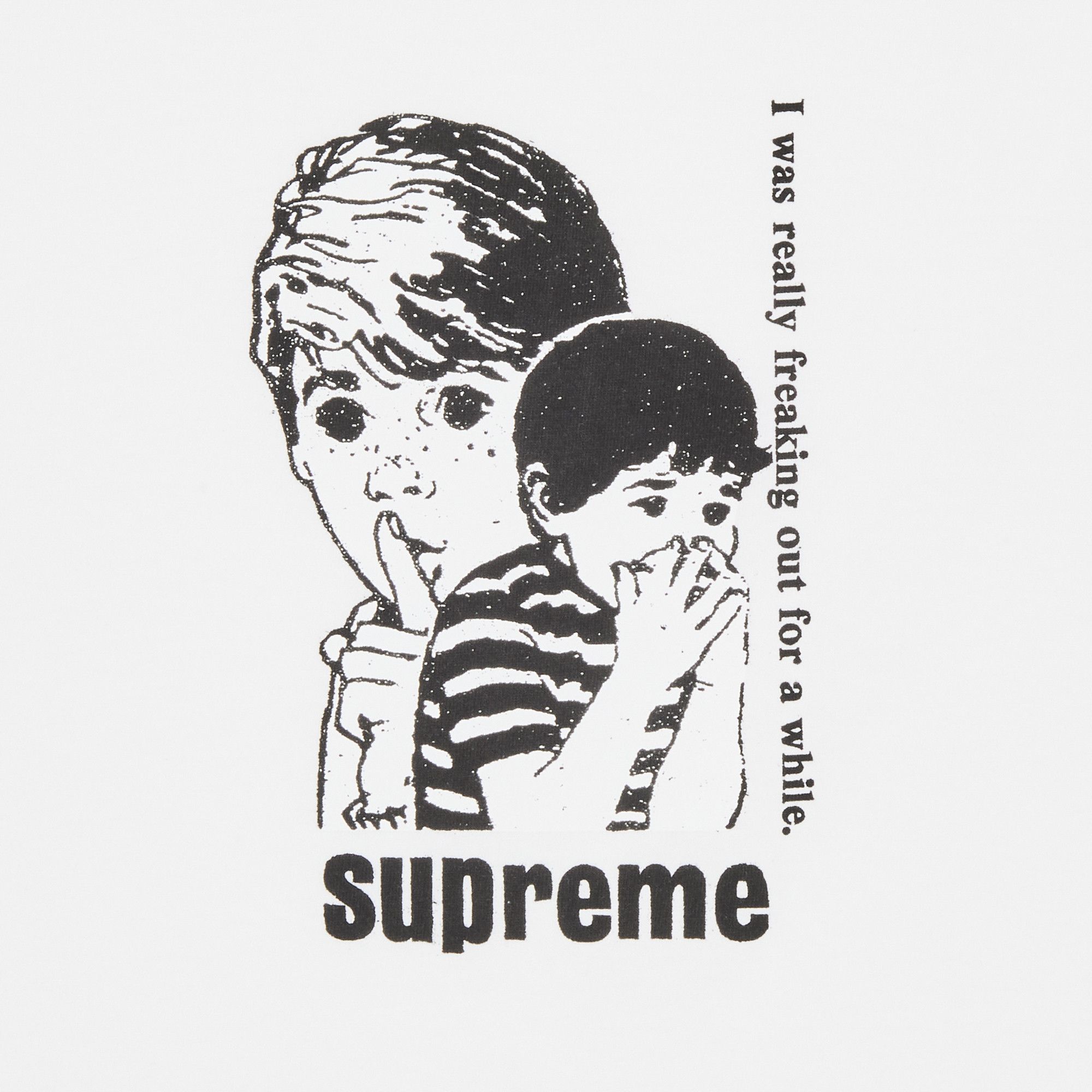 Tシャツ・カットソー Supreme Freaking Out T-Shirt White Buy Supreme Freaking Out Tee 'White' - FW23T37 WHITE | GOAT MX