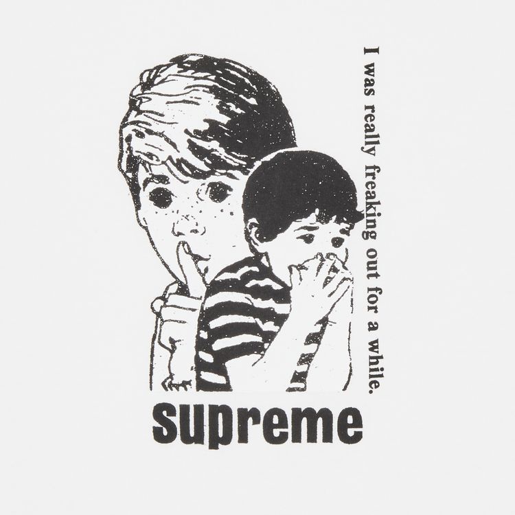 Supreme Freaking Out Tee White