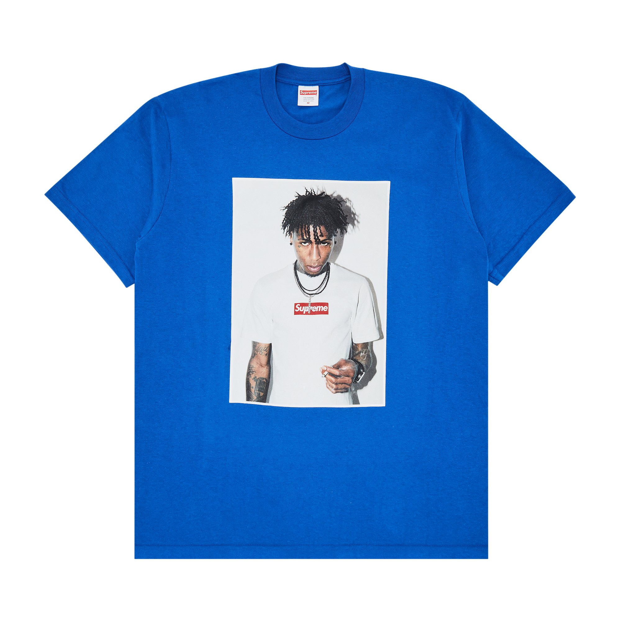 Buy Supreme NBA Youngboy Tee 'Royal' - FW23T48 ROYAL | GOAT