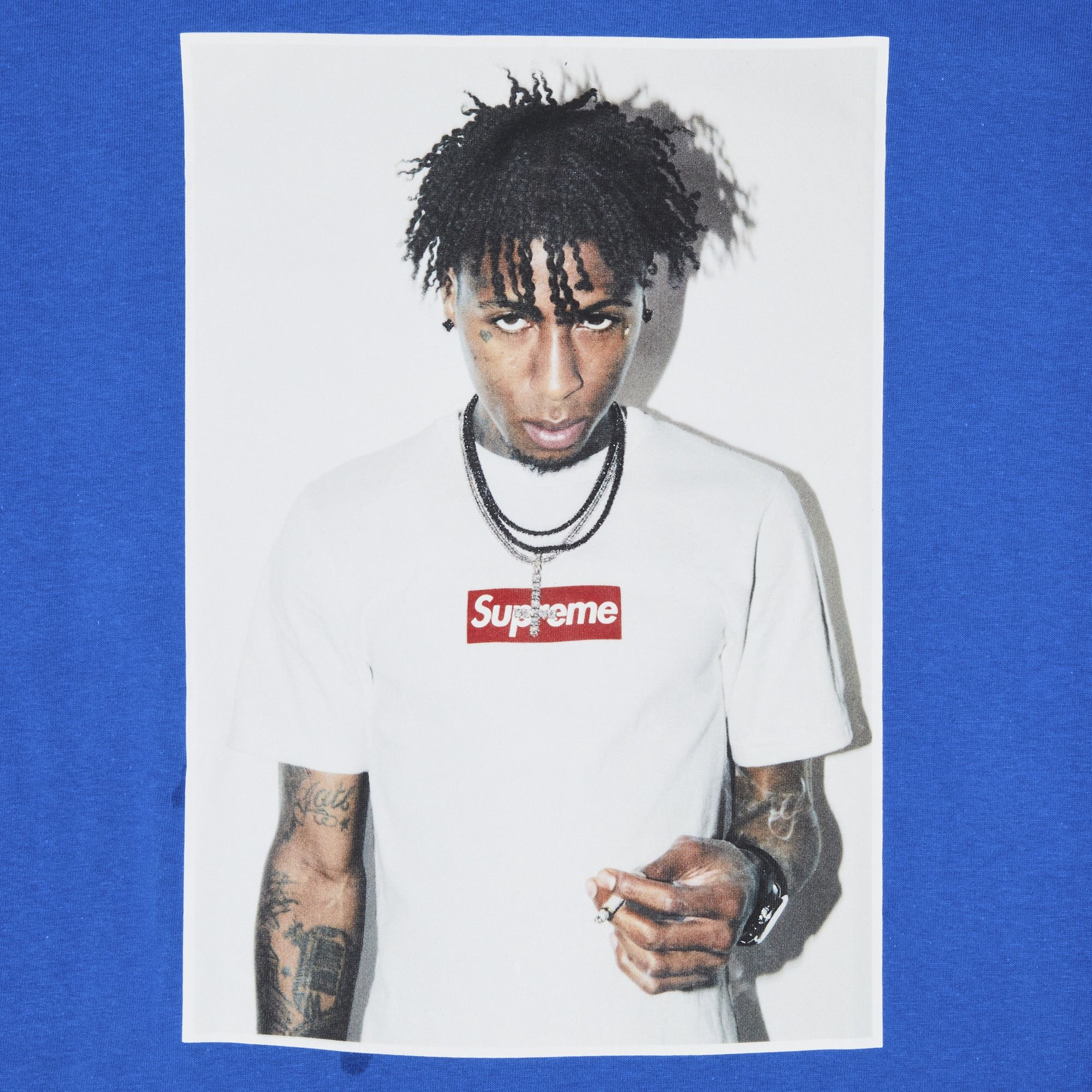 Buy Supreme NBA Youngboy Tee 'Royal' - FW23T48 ROYAL | GOAT
