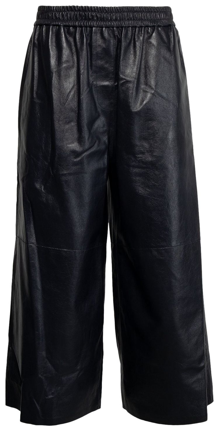 Loewe Cropped Pants Navy Blue