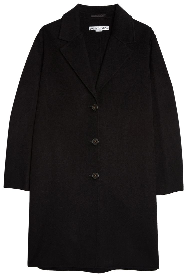 Acne Studios Single Breasted Coat Black