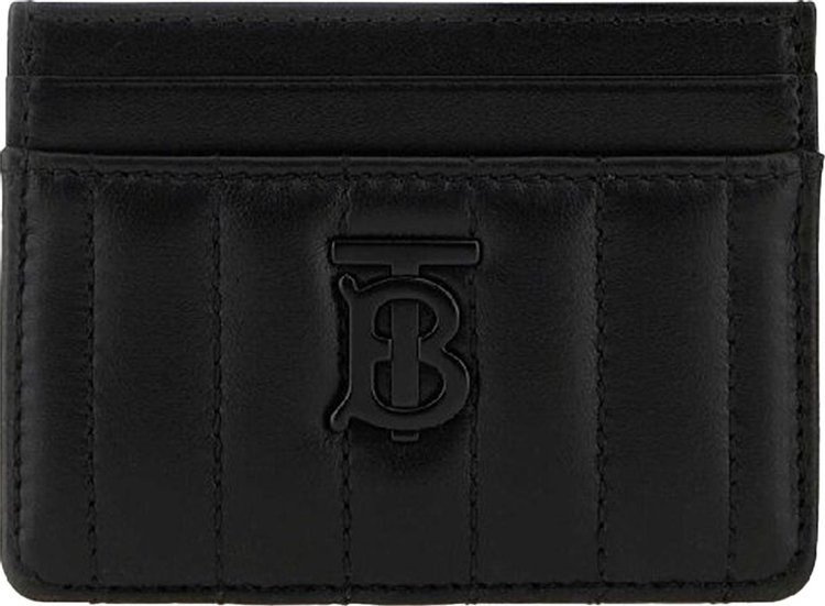 Burberry Lola Quilted Card Case 'Black/Black'