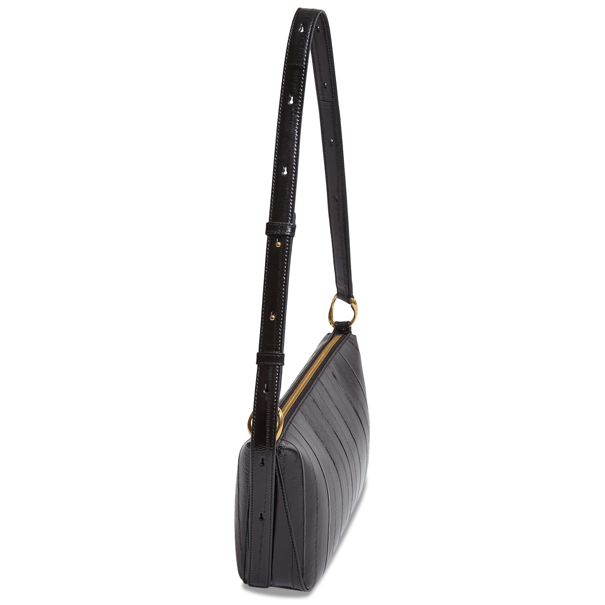Buy Jil Sander Medium Fold Design Shoulder Bag 'Black' - J07ZH0007 P5883  001 | GOAT