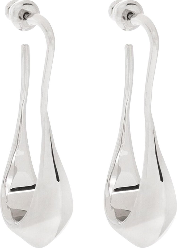 Lemaire Short Drop Earrings Silver