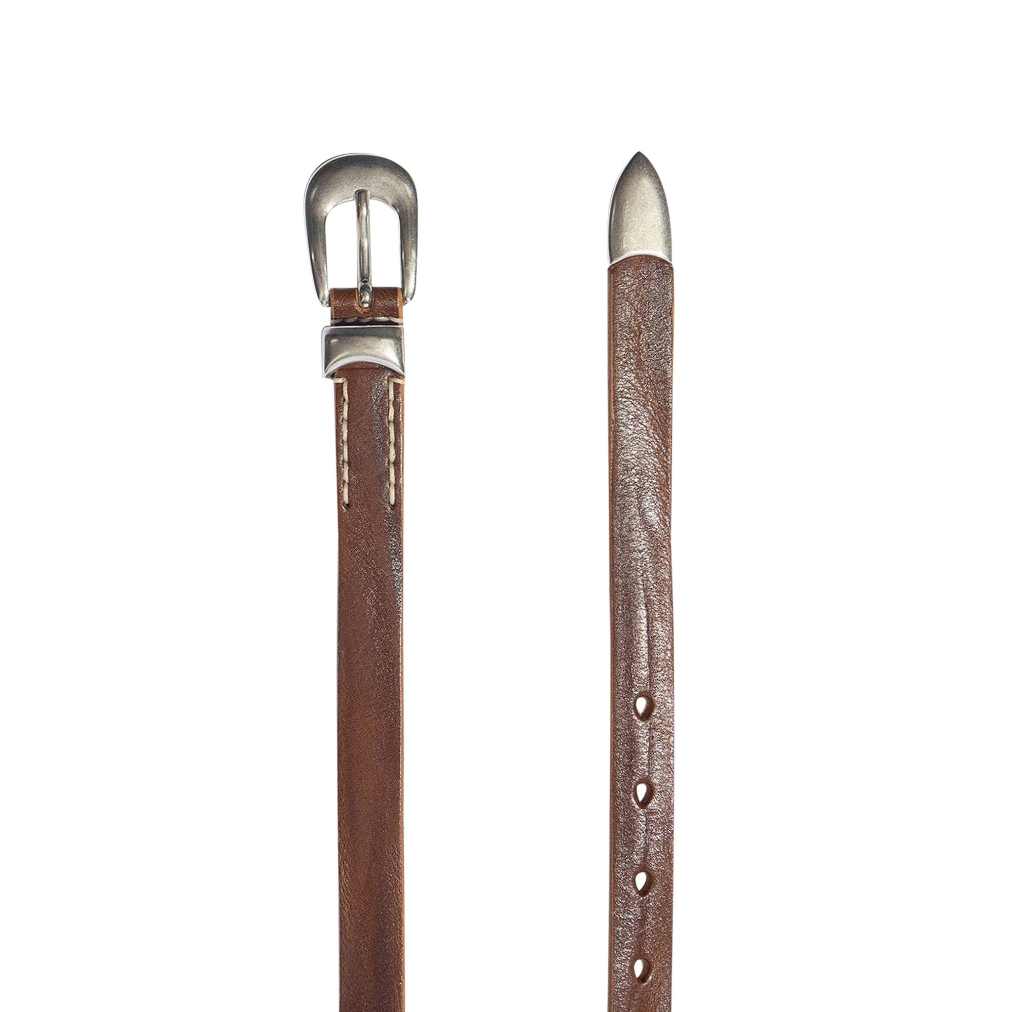 Buy Our Legacy 2cm Belt 'Brown' - A2208BBR | GOAT MX