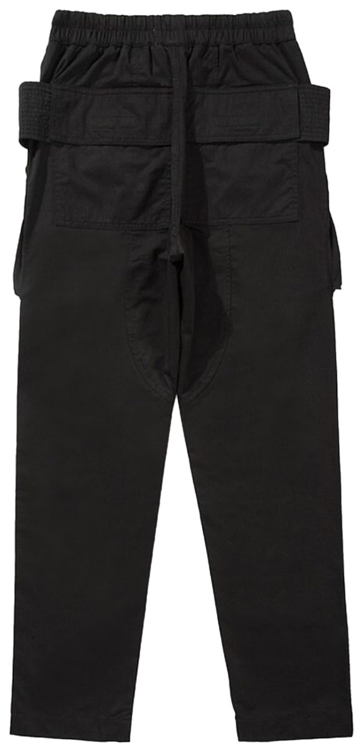 Rick Owens DRKSHDW Creatch Cargo Drawstring Pants Black