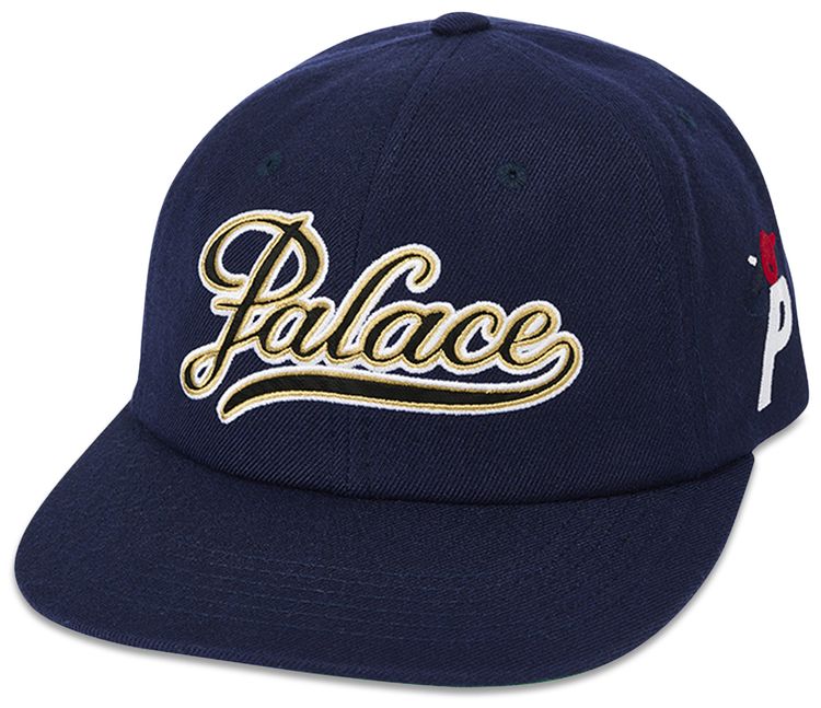 Palace Posh Script Strapback Navy