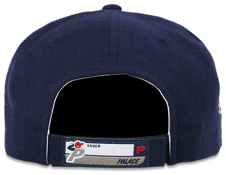 Palace Posh Script Strapback Navy