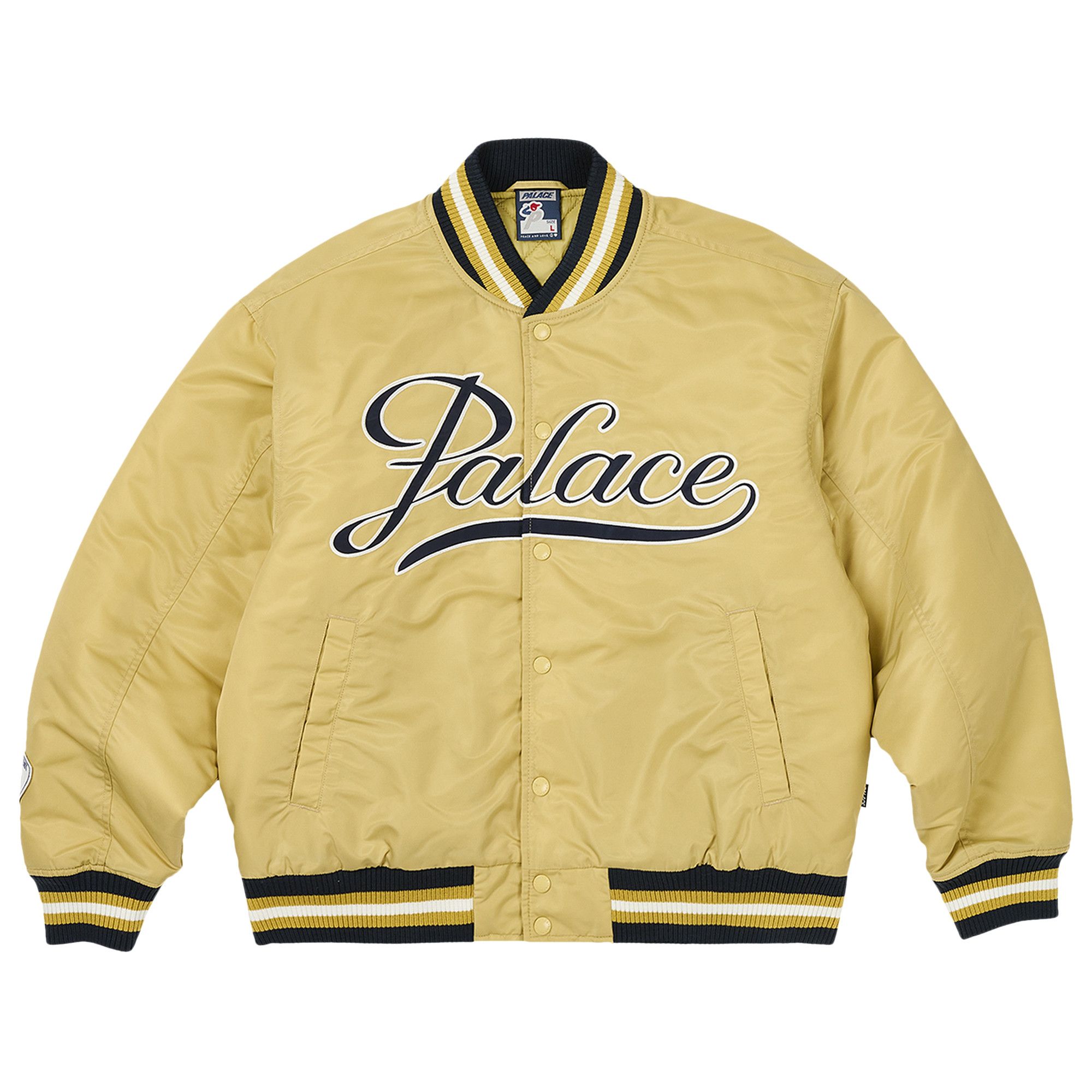 Size m Palace Satin The Arena Jacket 'Gold'