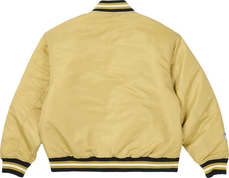 Palace Satin The Arena Jacket Gold