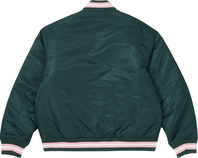 Palace Satin The Arena Jacket Green